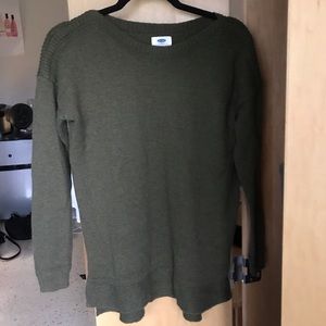 Olive green sweater from Old Navy